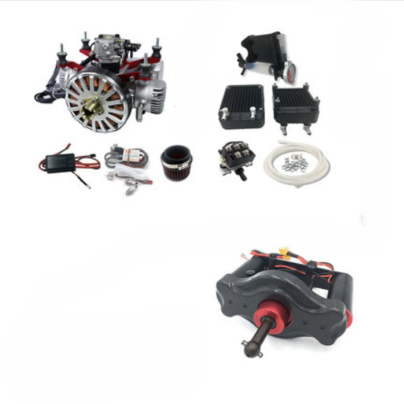 70HD drone engine water-cooled engine oil to electric kit