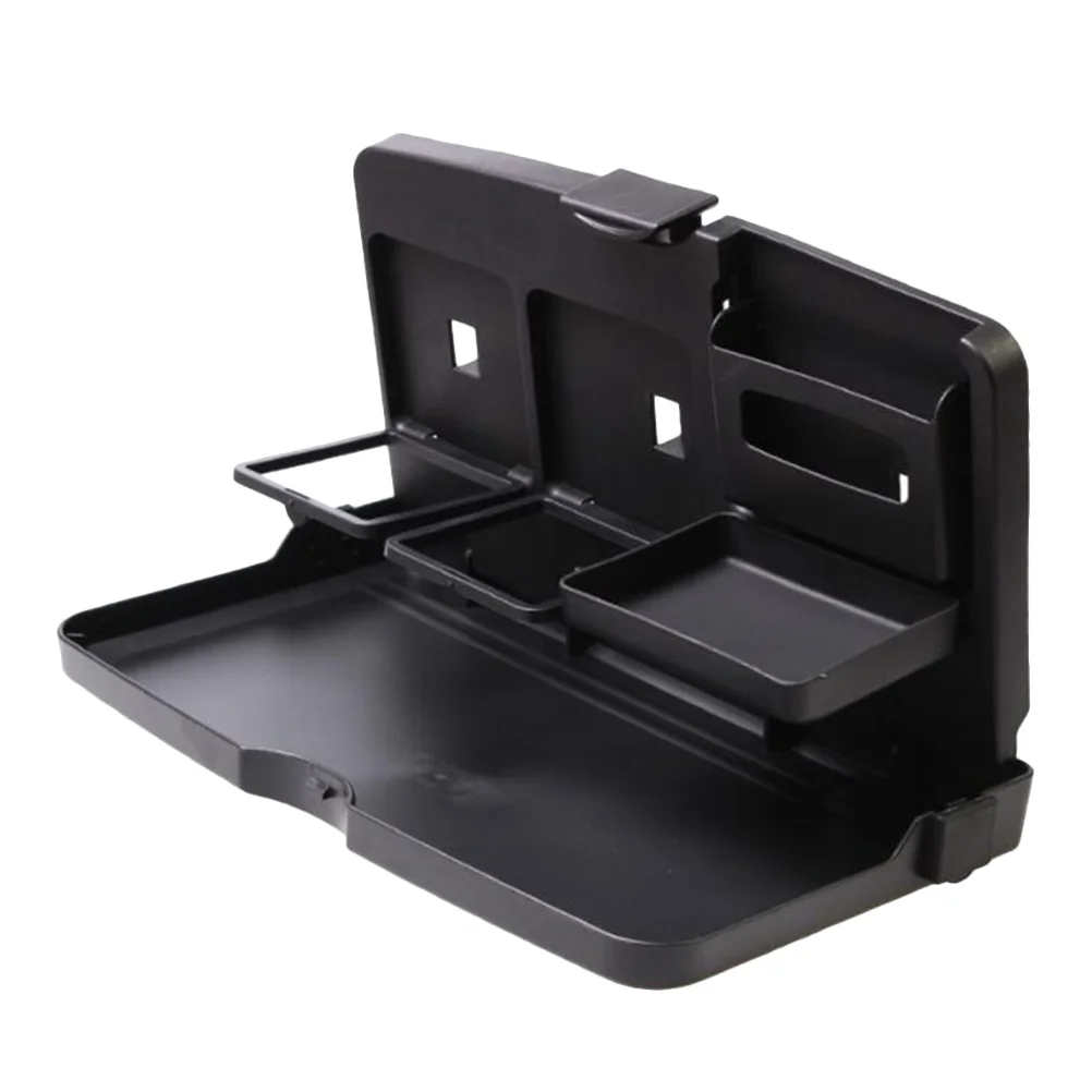 

Tray Auto Folding Table Beverage Holder Car Cup Chair Back Seat Organizer Drink