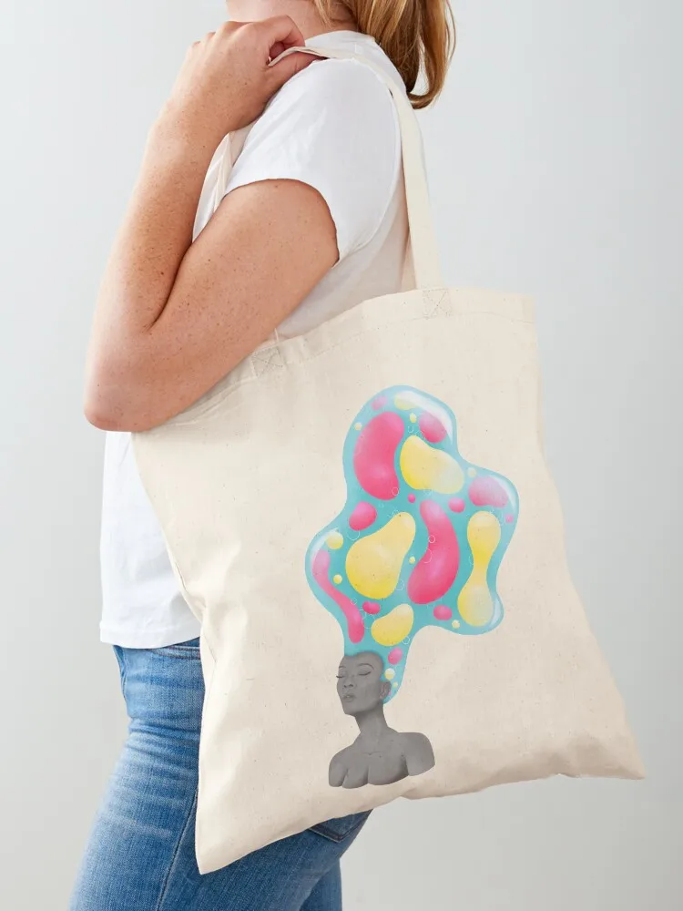 

Lava Lamp Hair Tote Bag personalized tote men's cute pouch woman