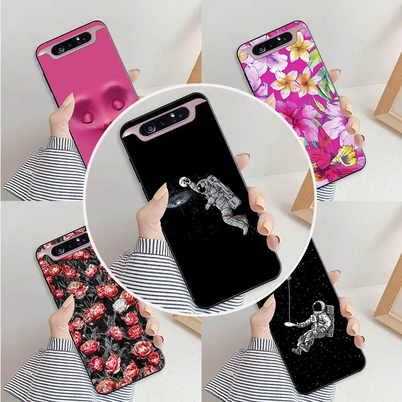 Case For Samsung Galaxy A80 GalaxyA80 A 80 SM-A805F A805 A805F A90 4G Case Soft TPU Phone Back Cover for Samsung A80