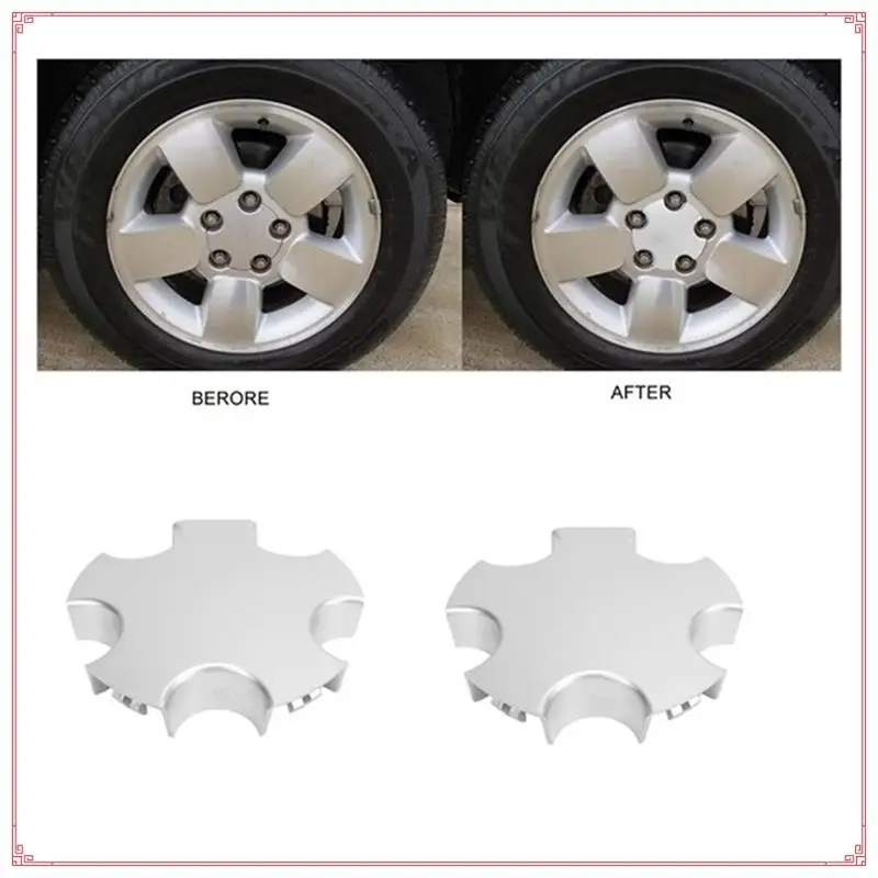 Car Wheel Center Cap 5FA51PAKAC Replacement Parts For Jeep Cherokee 2001-2004 Hub Cap Cover 2PCS