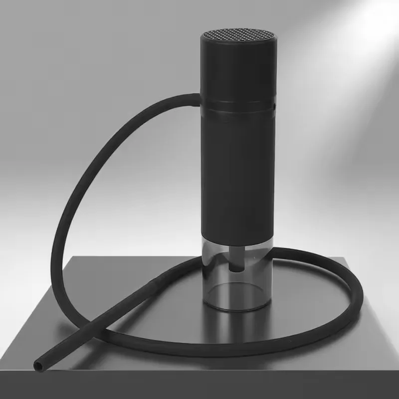 Acrylic Ceramic Full Size Shisha Hookah Kit With Hose Tongs Bowl Portable Vehicle Use Smoking Enthusiasts Durable Fashionable