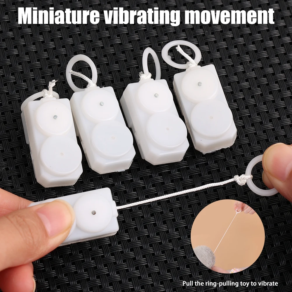 Plush Toy DIY Core Accessories Pull Rope Vibrator Animal Doll Wagging Its Tail Double-wheel Single-wheel Micro Vibrator