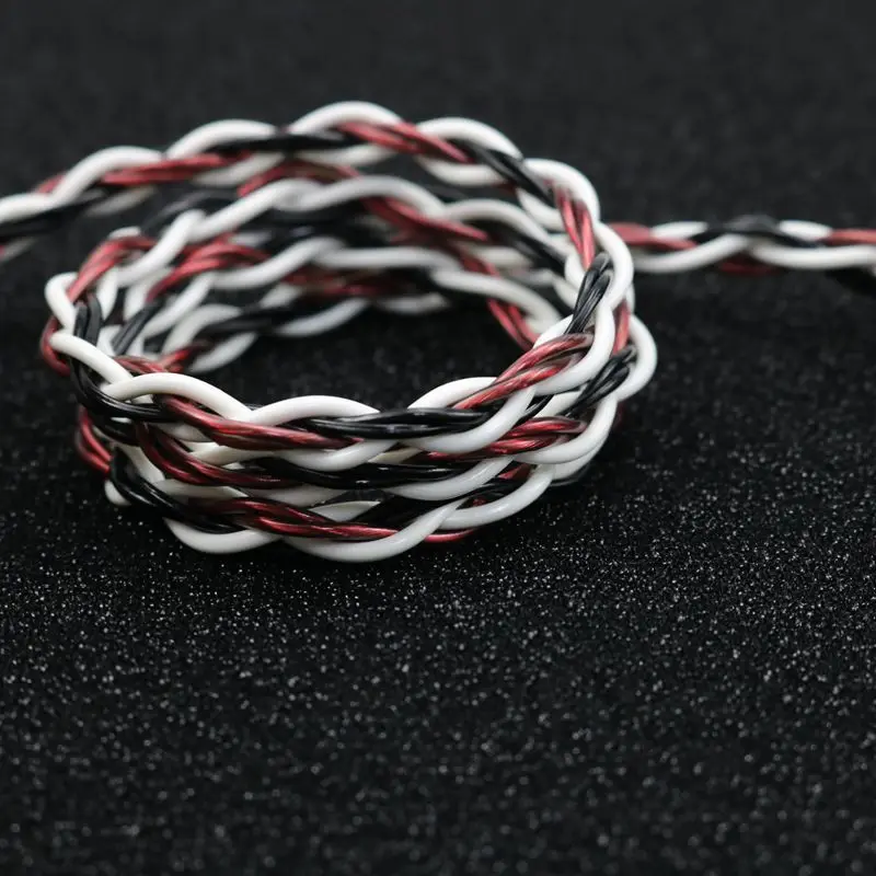 XINHS F01 6-core fever grade 7N thick single crystal copper black red white copper mixed headphone cable