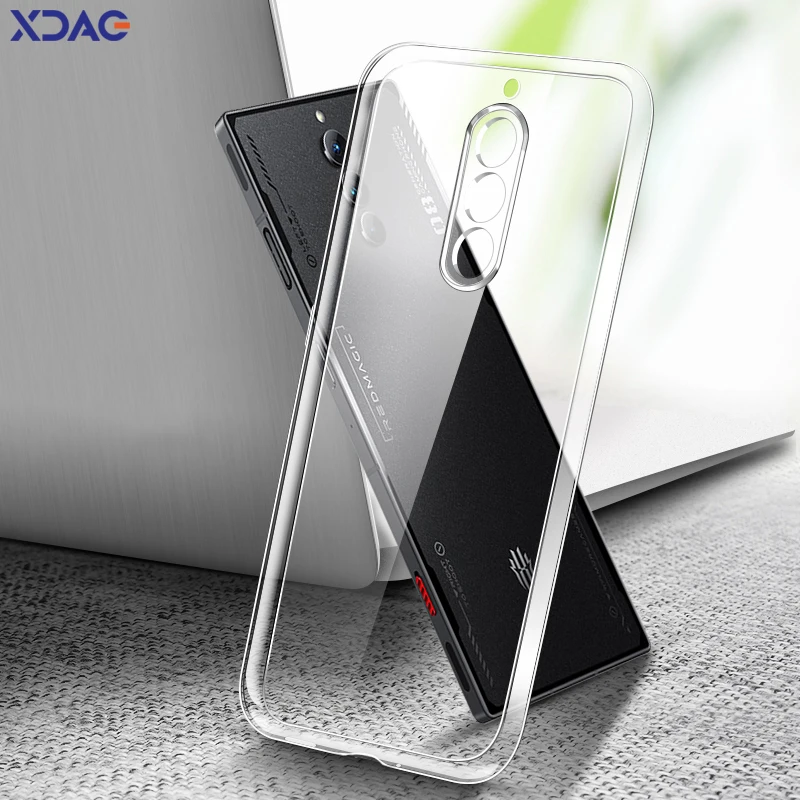 Ultra Thin Soft Clear TPU Transparent Silicone Phone Case for Nubia Red Magic 8 Plus Magic8Plus 5G Shockproof Back Cover Housing