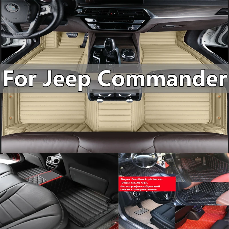 

Автомобильные коврики для Jeep Commander XK 2006 ~ 2010, ковер, антигрязные подушечки, кожаный коврик, комплект деталей интерьера, автомобильные аксессуары, 5 сидений