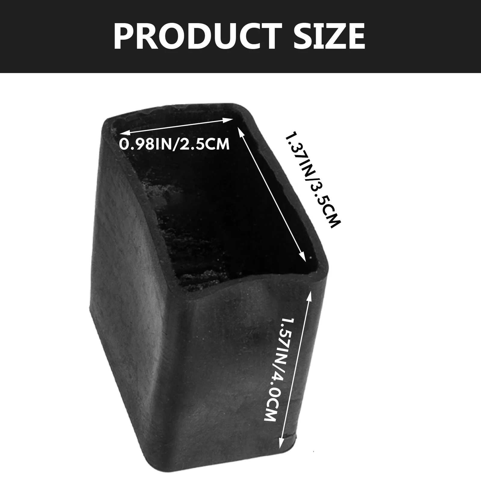 

4Pcs Ladder Leg Covers Rubber Non-Slip Foot Pads Anti-Skid Shock Absorbing Protective Mat for Floors Ladder Foot Cover