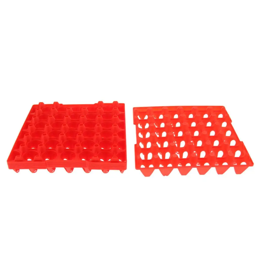 5Pcs Eggs Holder Storage Egg Tray Plastic Container Hold Up to 30 Eggs