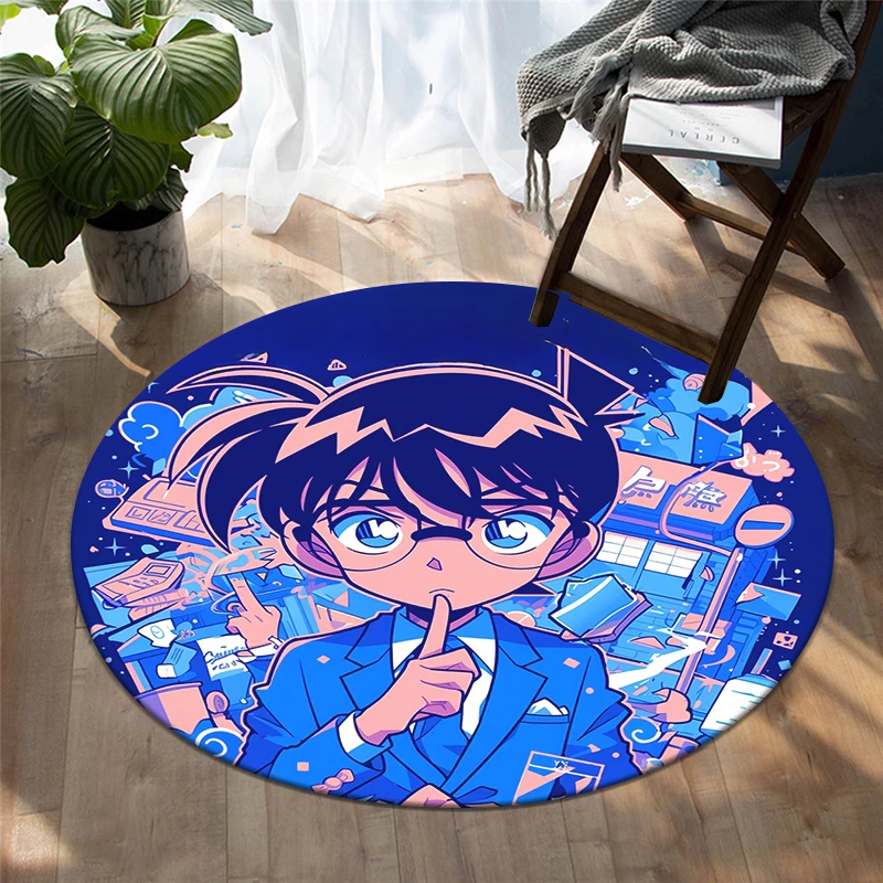 Detective Conan HD Printed Round Carpet.soft,Comfortable,exquisite, Living Room,bedroom,sofa,doorway Mat.table,chair,gifts,Rug