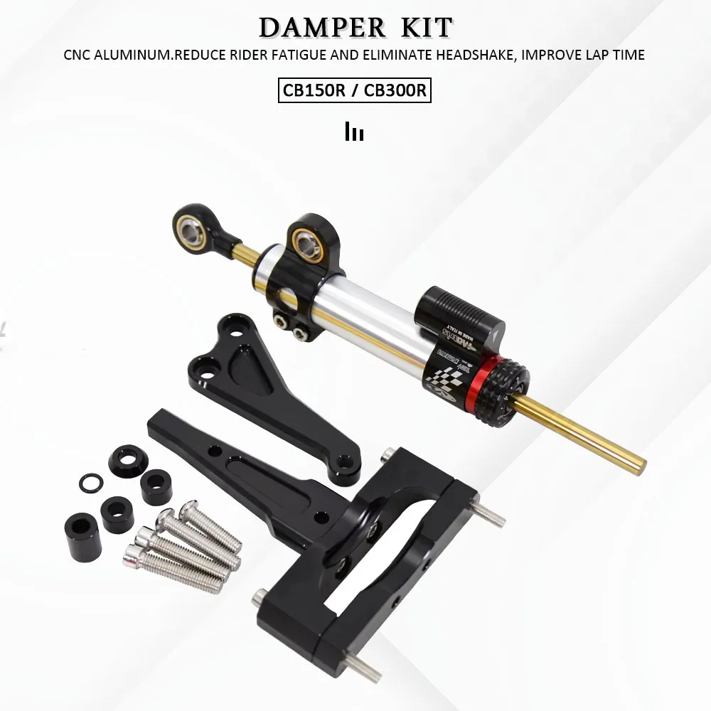 

Motorcycle Accessories Steering Stabilizer Damper Mounting Bracket Kit CB 300 R For HONDA CB300R 2018 2019 2020