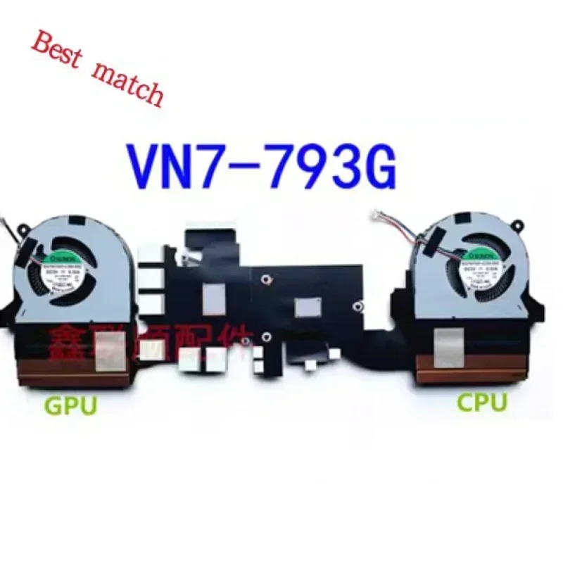 FOR Acer Aspire VN7-793G VN7-793G-706L VN7-593G Replacement Laptop Fan With Heatsink