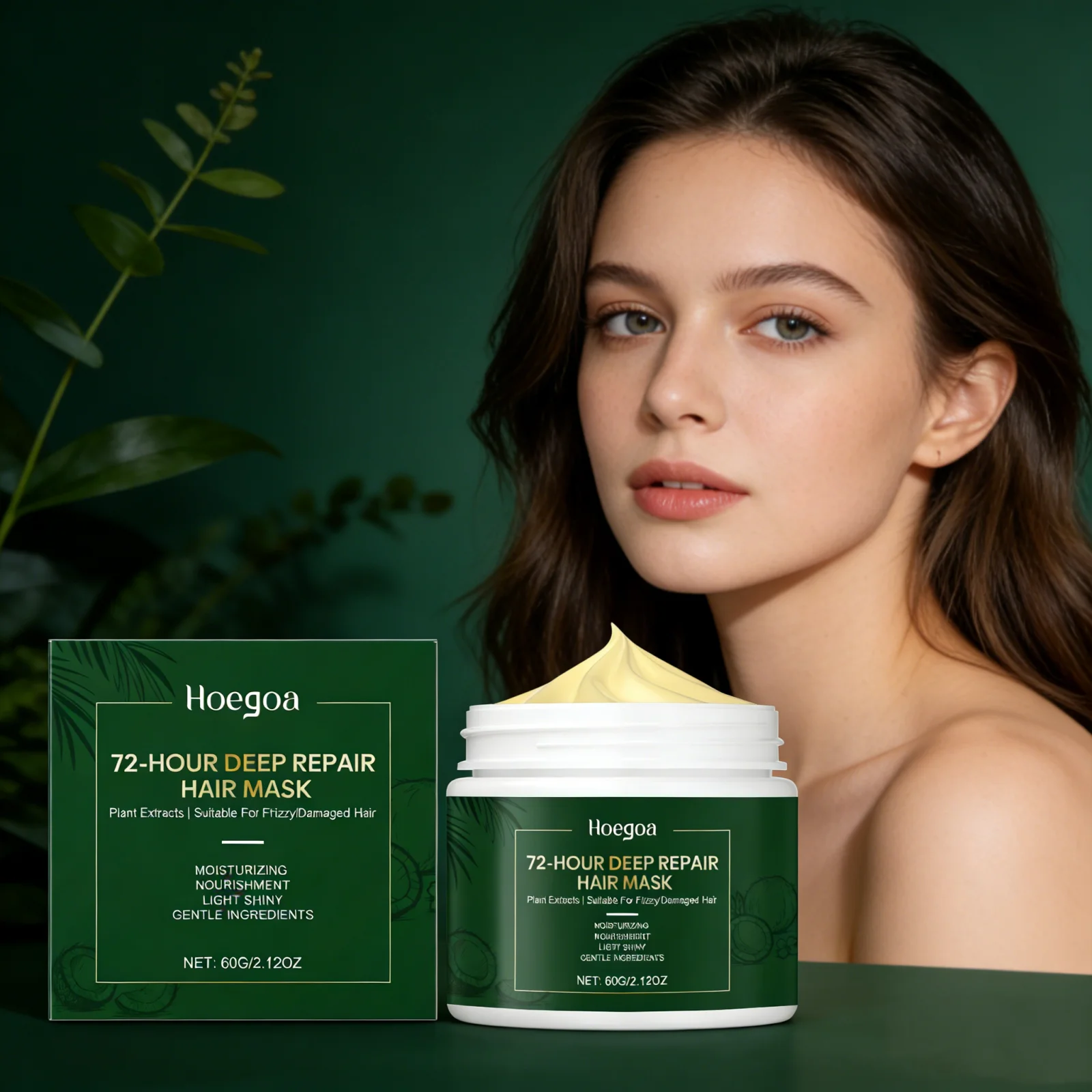 

Deep Repair Conditioning Hair Mask Quick Repair Dry Damaged Frizzy Deep Moisturize Nourishing Anti Frizz Smooth Hair Care Cream