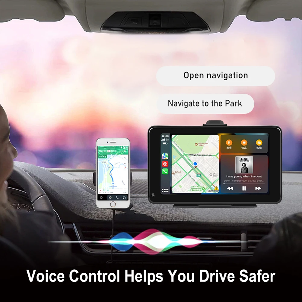 Portable Car Play Screen Car MP5 Player With Bluetooth-compatible Car Accessories