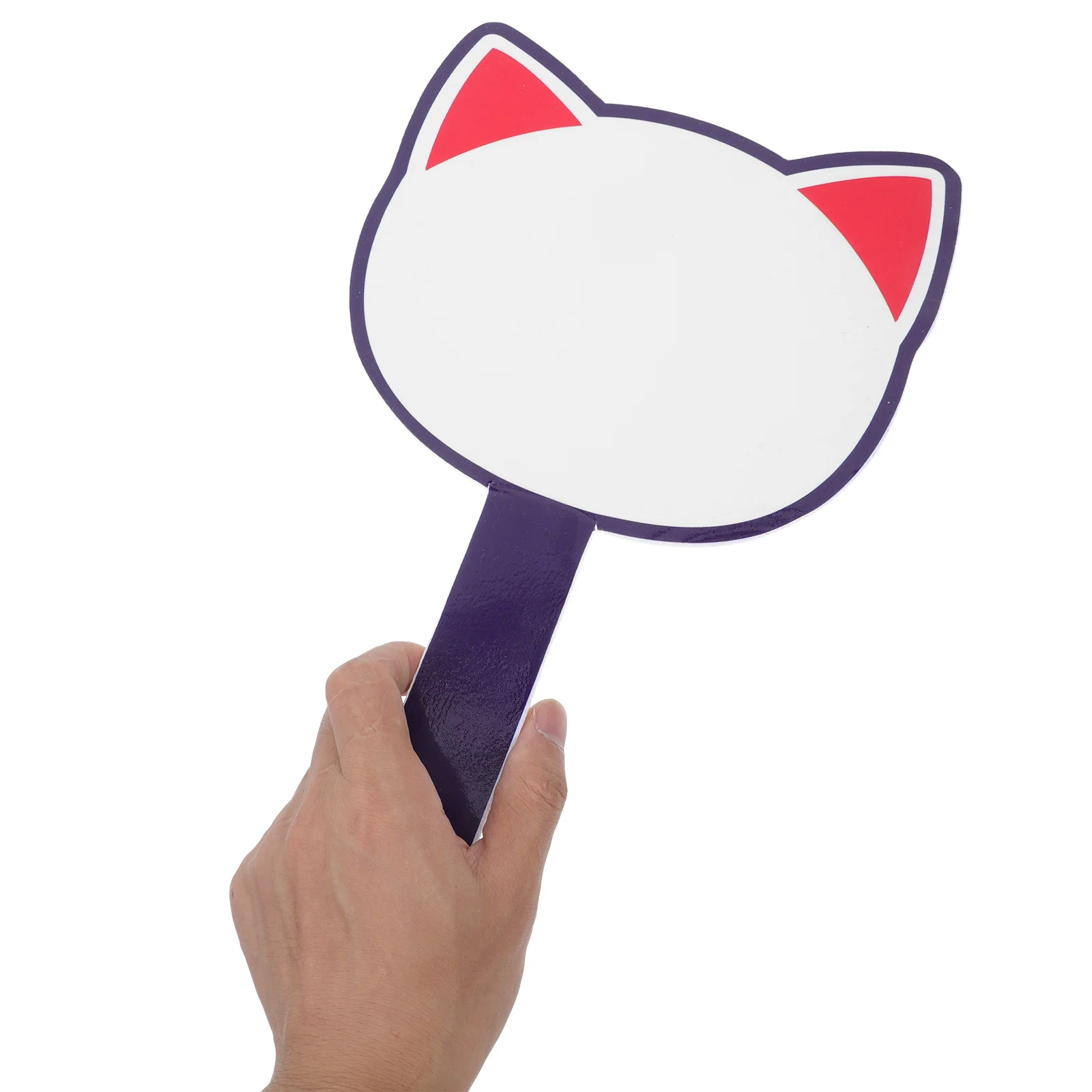 Board Dry Erase Paddles Versatile Design Reusable Easy Wipe Clean Perfect Contests Judging Educational Purposes