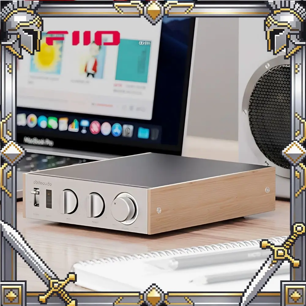 FiiO LEVEL1 Amplifier High-definition Audio Power Bluetooth6.0 SBC/LDAC Household HiFi Amplifier 600W SW/PRE Output With Knob