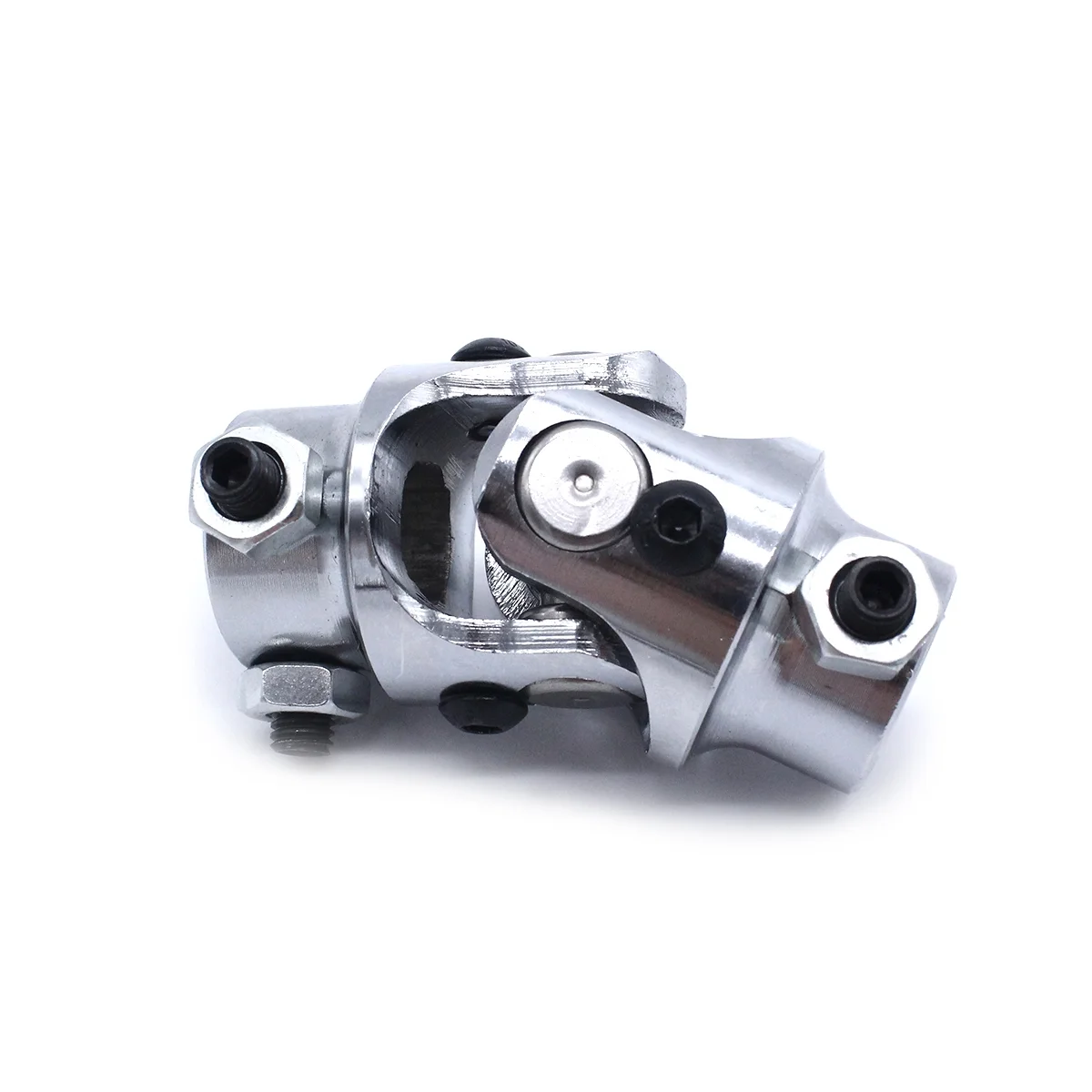 

For Mustang II Power Rack Car Accessories 3/4-36 Spline X 3/4Inch DD Smooth Chrome Universal Steering Shaft U Joint