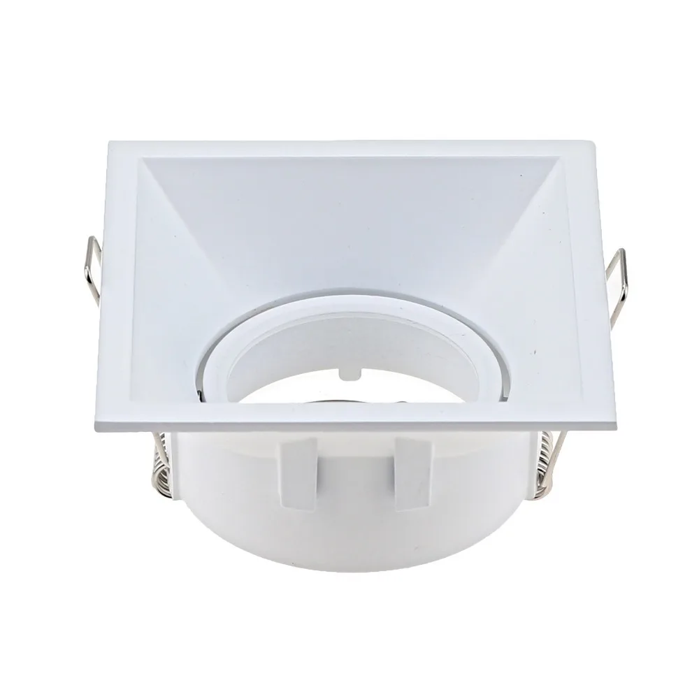 2023 New Front Replacement Light MR16 Adjustable Light Frame Living Room Aisle Downlight Replacement GU10 Light Source Frame