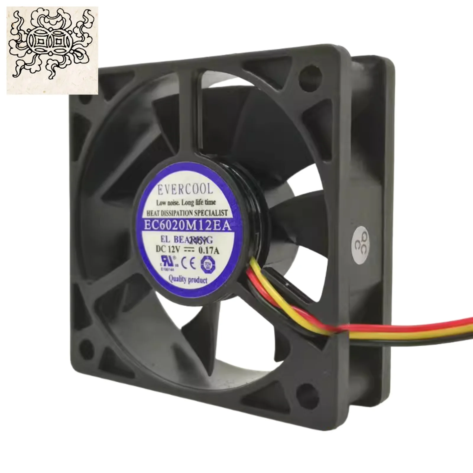 

Jinlingge для EVERCOOL EC6020M12EA 60x60x20 мм 12 В постоянного тока ULTRA QUIET 3-контактный гидРАВЛИЧЕСКИЙ ПОДШИПНИК ОХЛАЖДАЮЩИЙ ВЕНТИЛЯТОР ПК КОРПУС PCB ПРОМЫШЛЕННАЯ