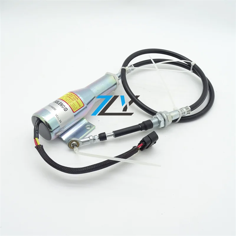 

24V Flameout Solenoid Valve 11110030 SA-4646-24 For Loader L70 L90 L120 L150 L180