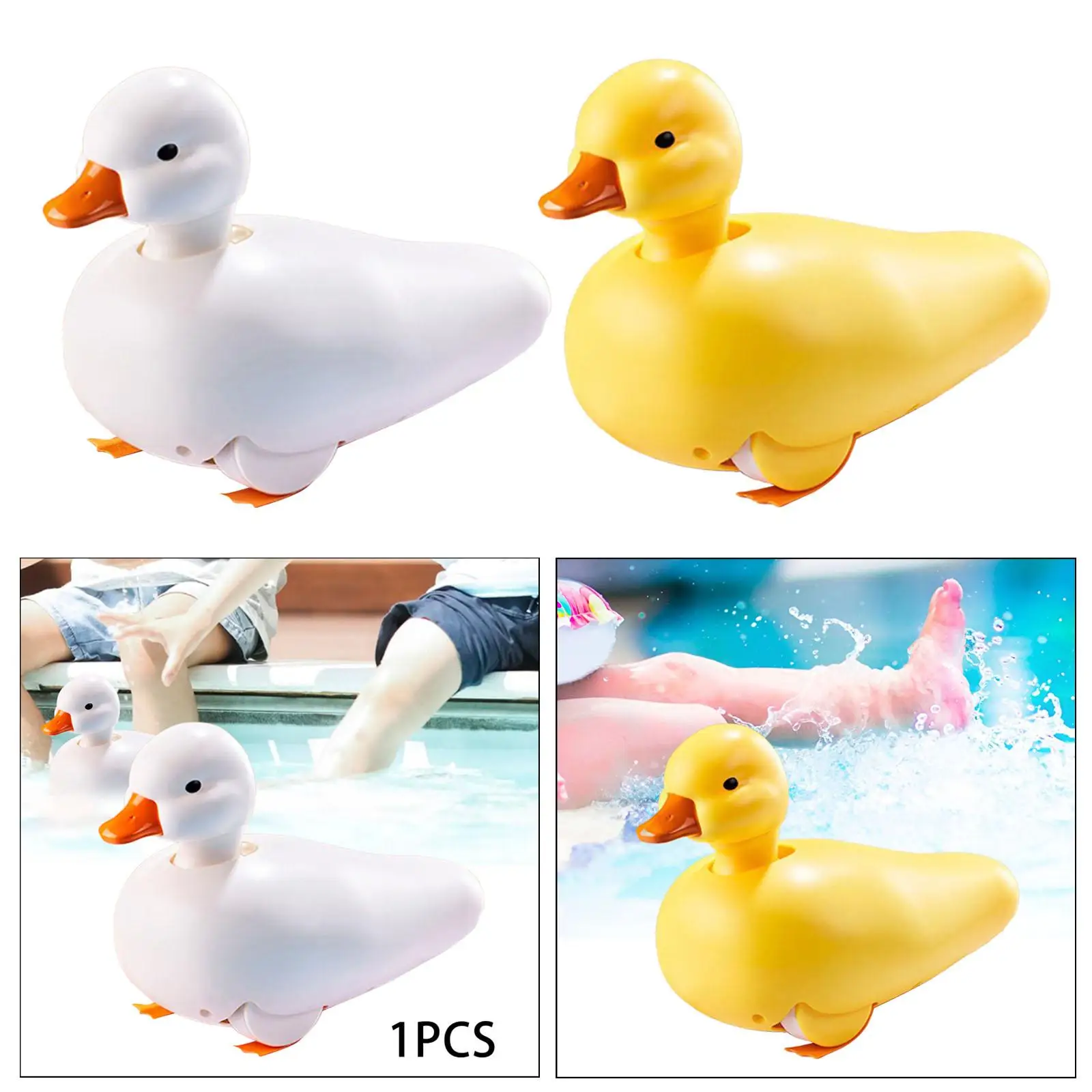 Jouet de canard flottant dans la baignoire pour enfants, jouet de jeu d'eau de bain, décoration de fête, faveur de fête, cadeaux de remplissage de sac de Goodies, nouveauté