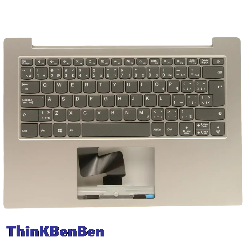 

CFB Canadian French Platinum Grey Keyboard Upper Case Palmrest Shell Cover For Lenovo Ideapad Slim 1 14 14AST 05 5CB0W43926
