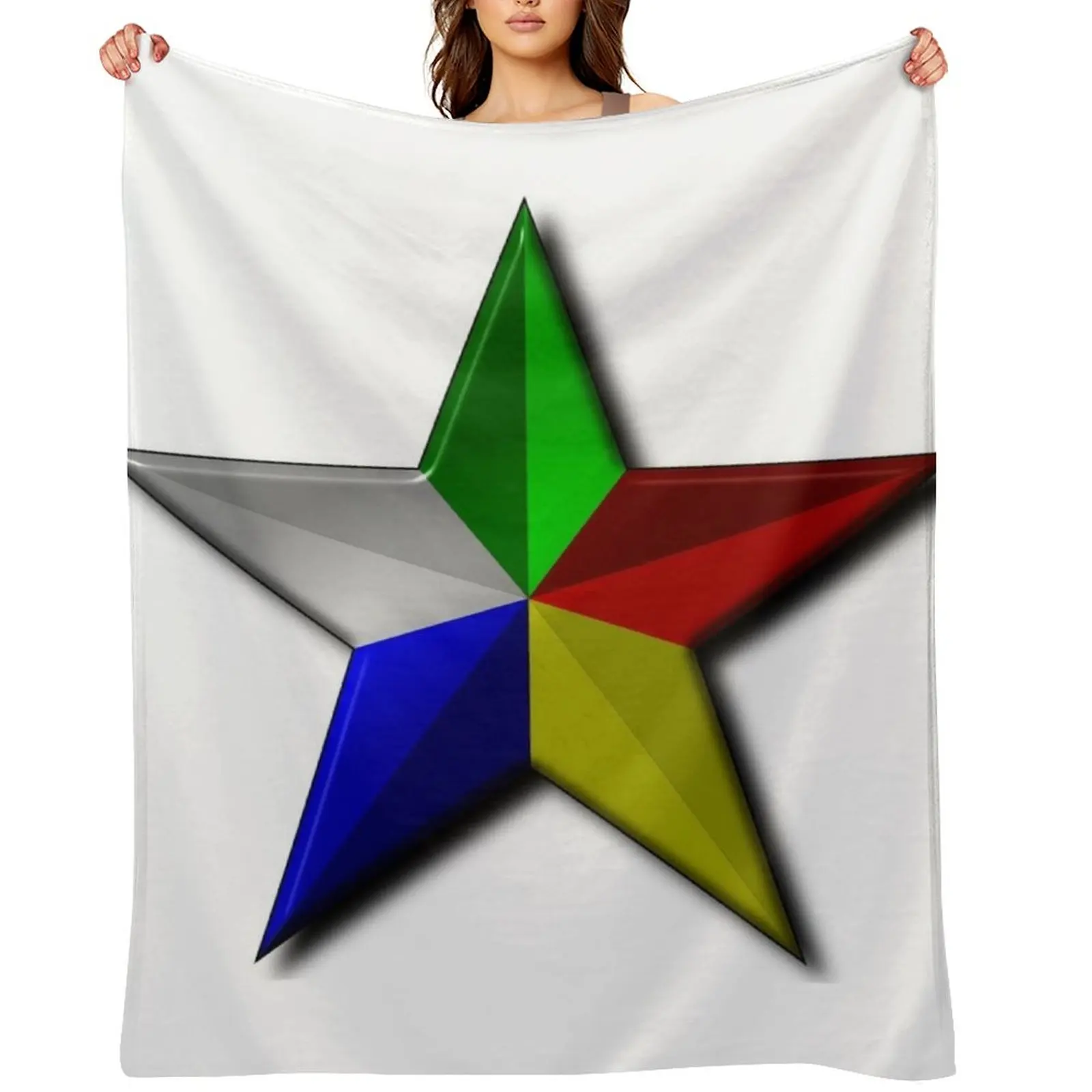 Druze Star Throw Blanket bed plaid Plaid on the sofa Luxury Brand Polar Blankets