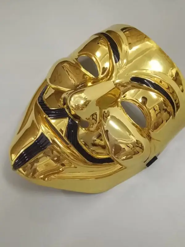 

Анонимная маска на Хэллоуин для взрослых Guy Fawkes V значит Вендетта, аксессуар для косплея, маска для вечеринки