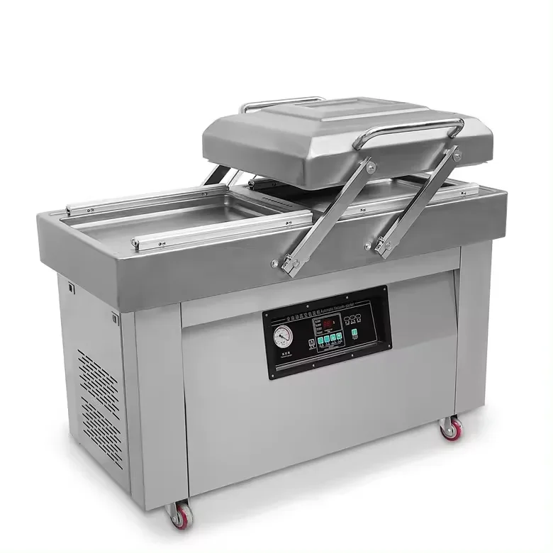 Automatic Large Double Chamber Vacuum Packing Machine Or Vacuum Packer Food Vacuum Sealer Packaging Machine