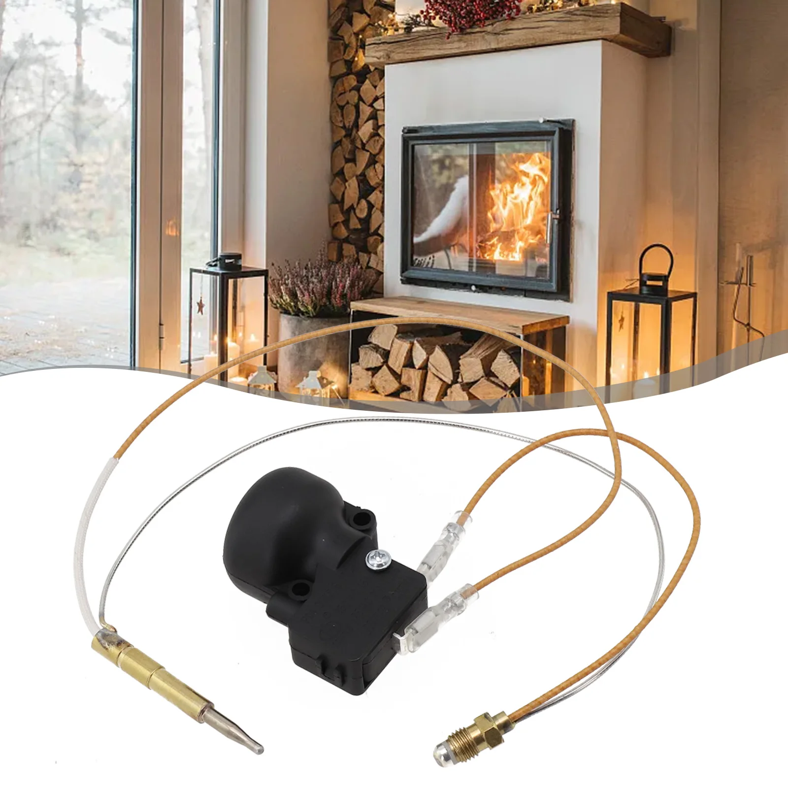 Outdoor Patio Heater Thermocouple And Tilt Switch Repair Kit 350mm M8 Thread Fits Propane Gas Standing Pyramid Tower Dome
