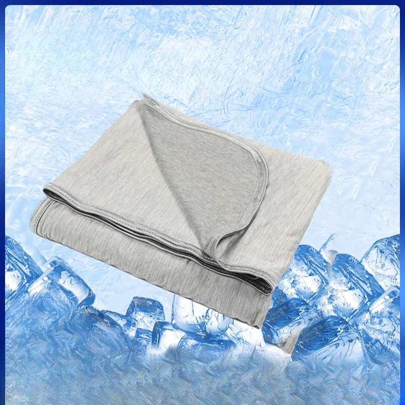 

Double Layer Cooling Blanket Cotton Spring and Summer Office Sofa Nap Blanket Cooling Blanket