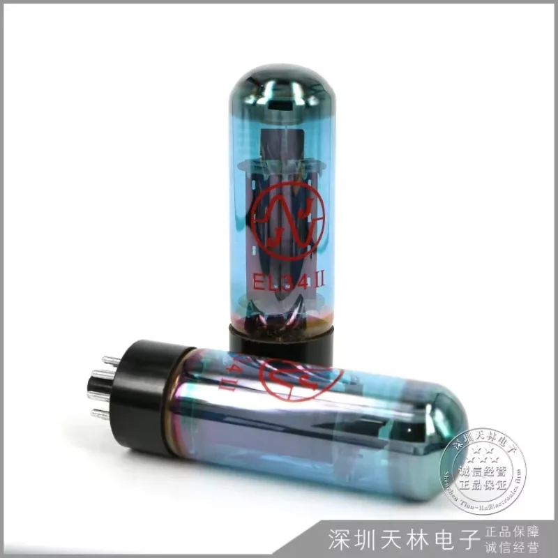 JJ EL34 สูญญากาศวาล์วเสียงเปลี่ยน EL34-TII 6CA7 6P3P EL34 Power DIY เครื่องขยายเสียงโรงงานทดสอบและ Match