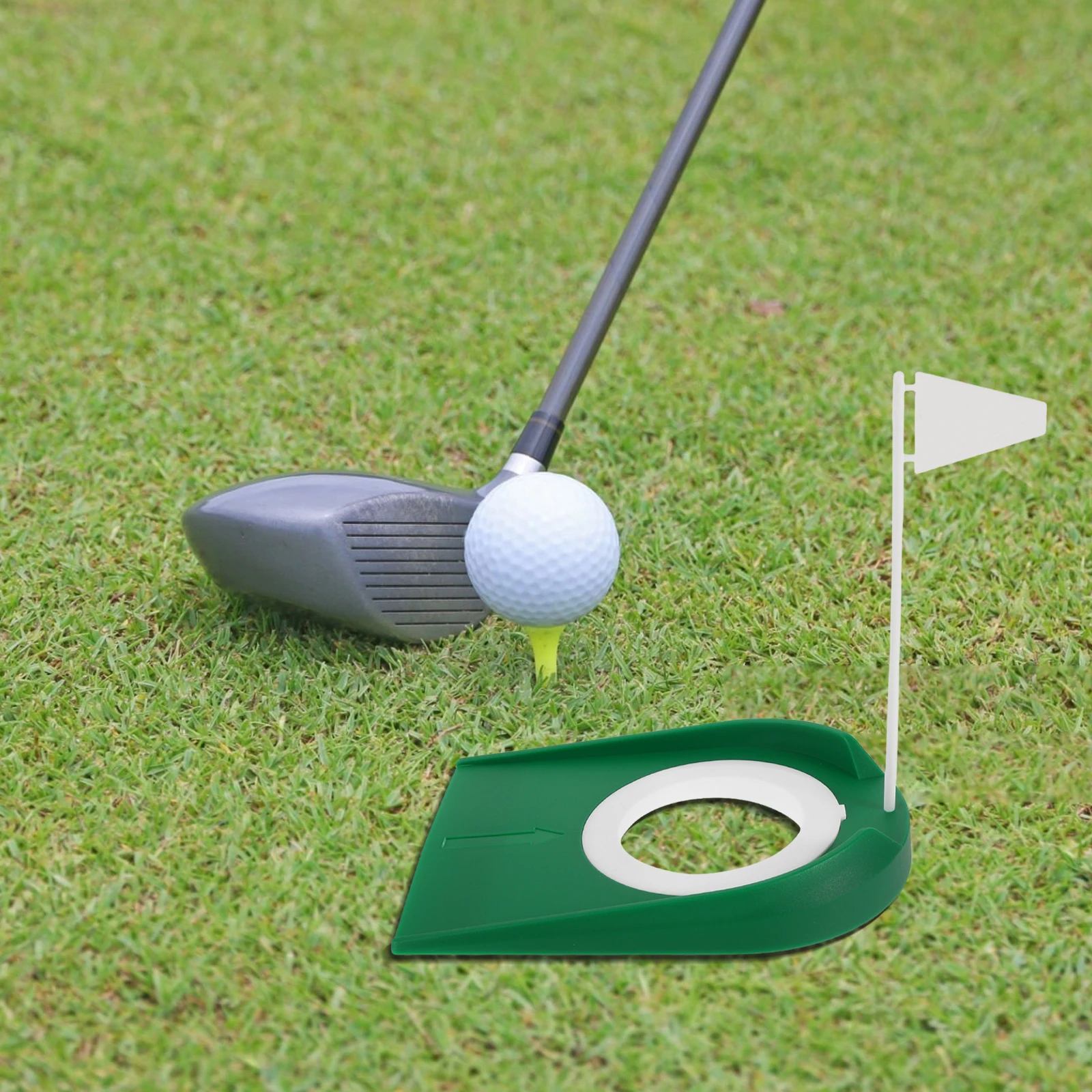 

Putting Trainer Cup Portable Indoor Outdoor Practice Hole Durable Plastic Golf Putting Practice Disc Mini Golf Hole Cup For Home