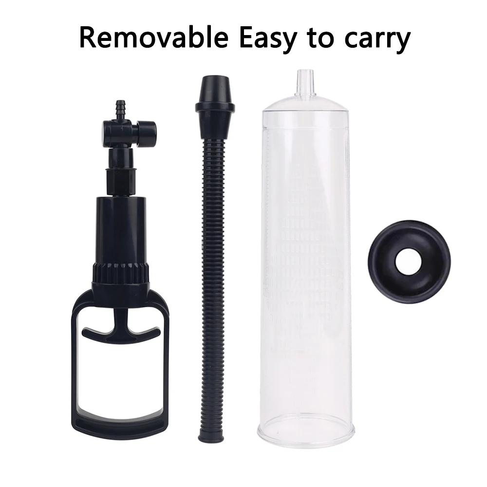 Male Vacuum Penis Pump Effective Penis Pump Enlargement Vacuum Dick Extender Erectie Cock Pomp Masturbator Penis Trainer Sex Toy view 5
