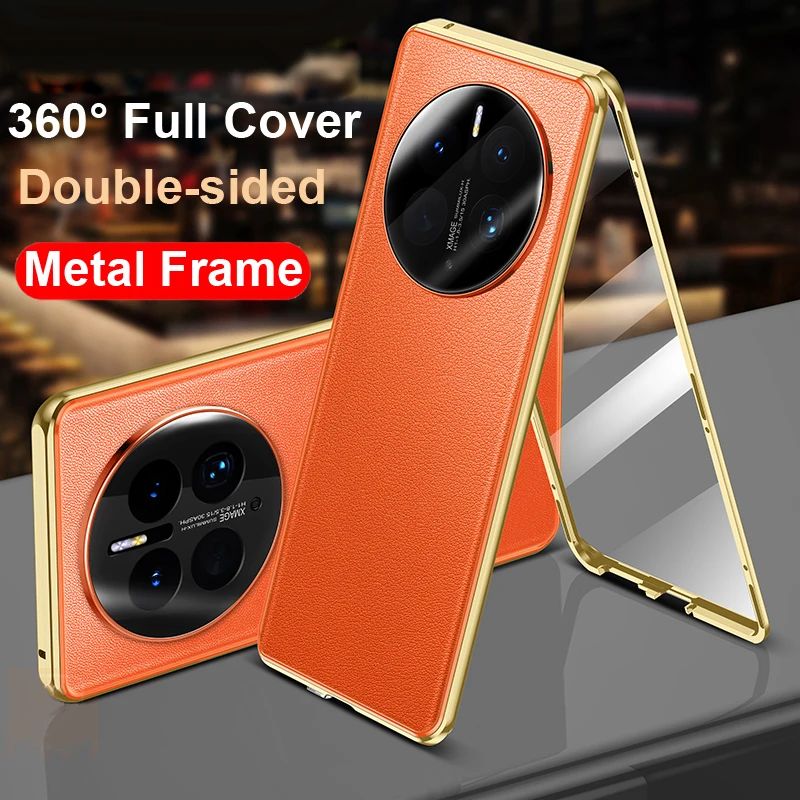 

Luxury Leather Glass 360° Cover for Honor Magic 6 7 Pro HD Shockproof Bumper Phone Case Funda for Honor Magic 6 5 4 Lite 5G