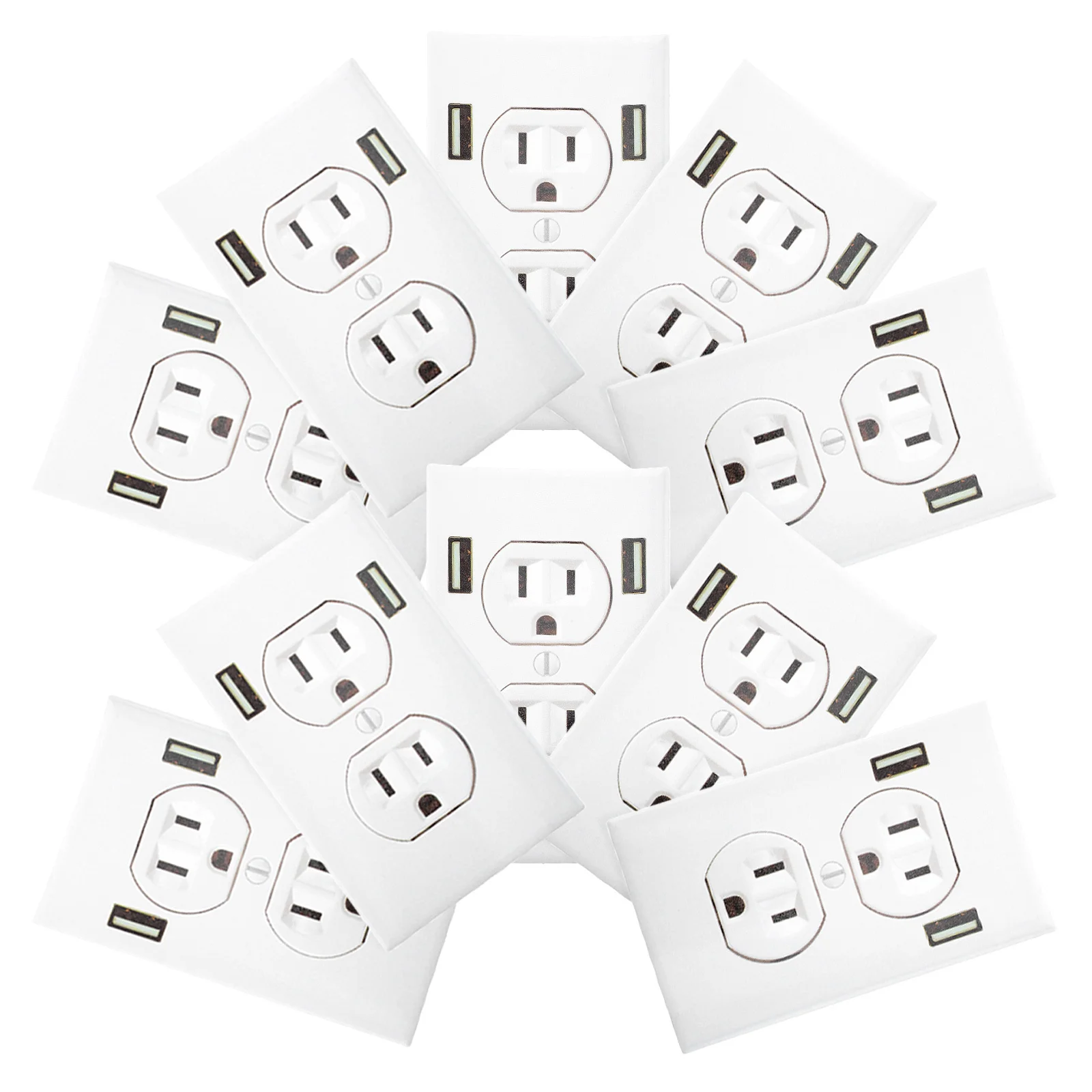 20 قطعة من ملصقات المخرج المزيفة، مقبس طاقة واقعي، شارات مقلدة للمقالب، ملصقات جدار من الفينيل المتين، مقهى المكتب