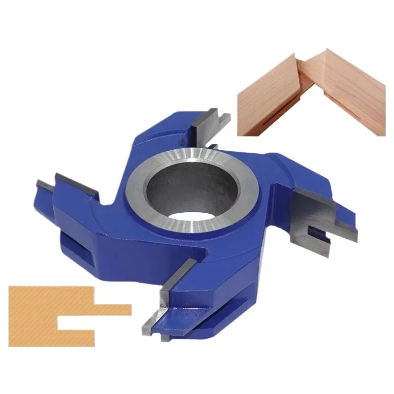 Woodworking 90 degree splicing tenon cutter, end milling tenon cutter, picture frame inserting tenon cutter