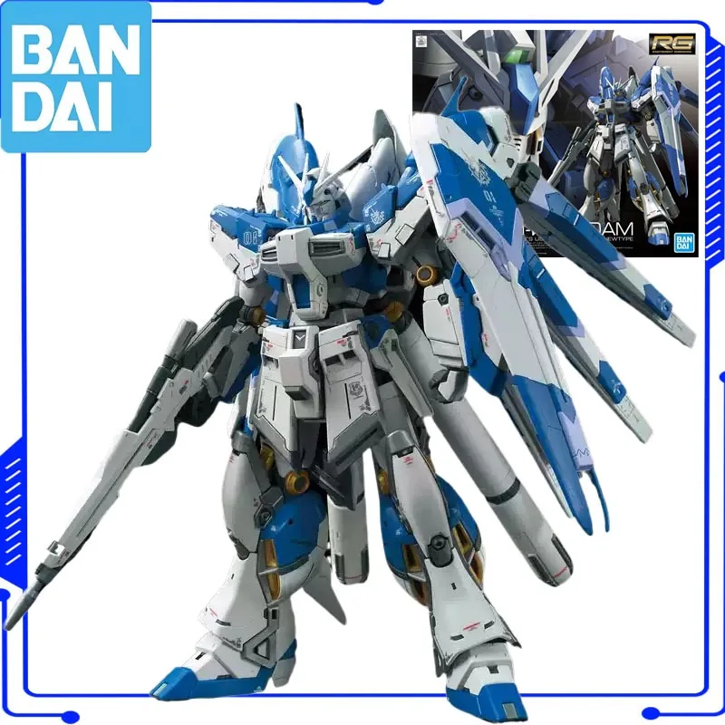 

Оригинальный конструктор Bandai GUNDAM RG 1/144: Фигурка RX-93-V2 Hi-Nu для мальчиков и девочек, коллекционная модель, подарок для детей