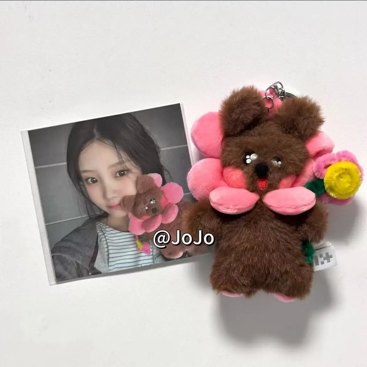 

Kpop Idol Girl ILLIT Official Cartoon Cute Plush Pendant Backpack Pendant Gift Keychain MINJU MOKA IROHA WONHEE Fans Gifts