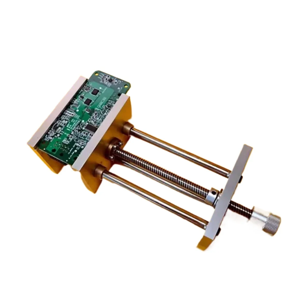 Portable Mini Aluminum Bench Vise Adjustable Clamp Holder Used For PCB Soldering Circuit Board Fixing Electronics Repair Project