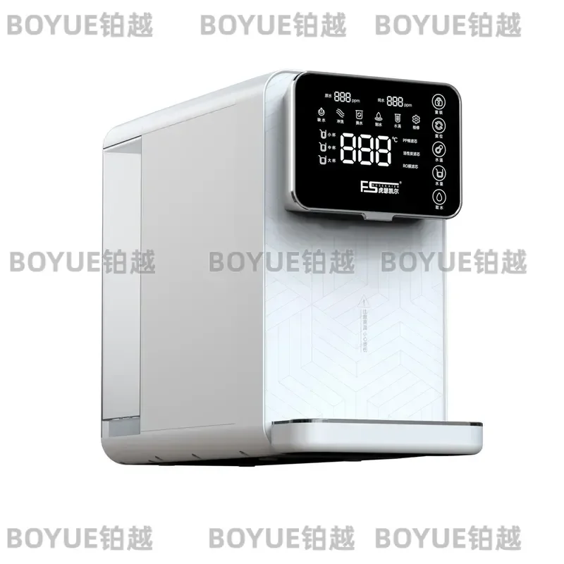 Desktop RO Water Purifier Reverse Osmosis Filter System Direct Drinking Machine for Home Kitchen Countertop Compact Design