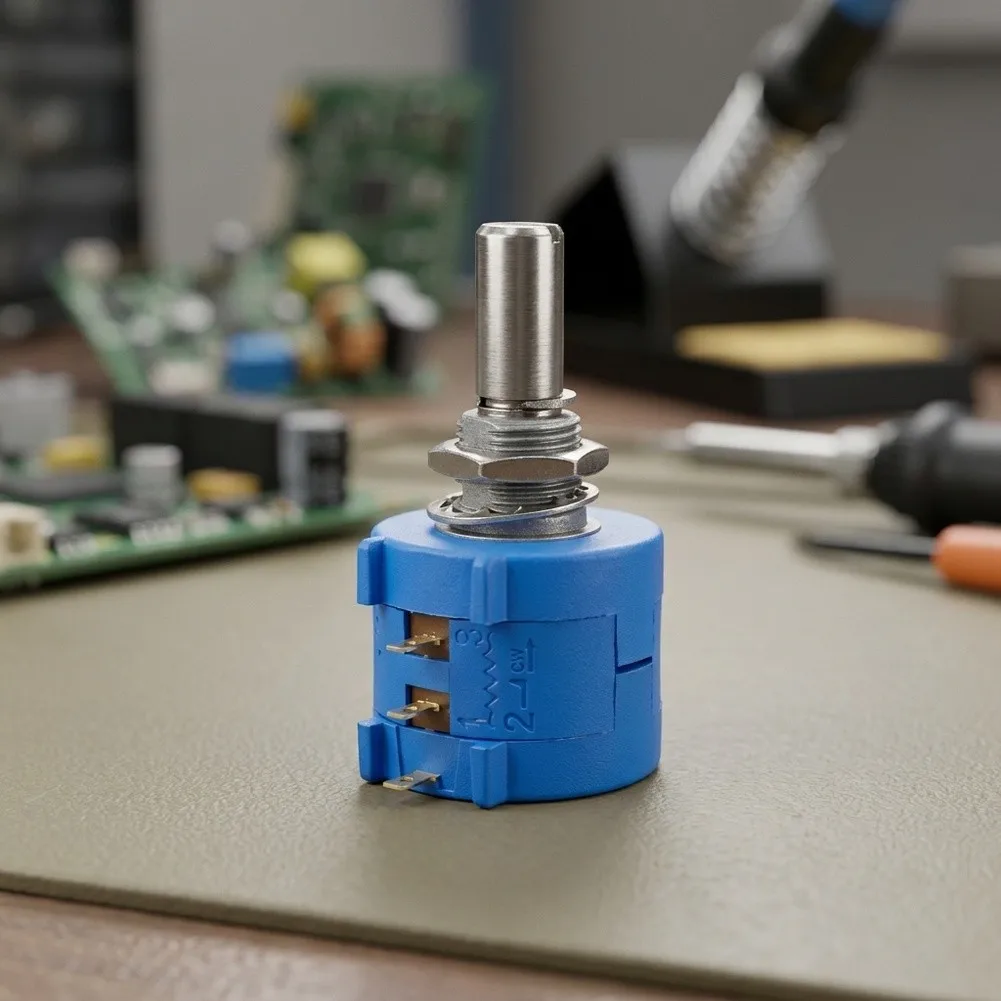 Multi-turn 10-turn Pot For Electronic Projects High Resolution Potentiometer Rated Power 2W Resistance Tolerance 5