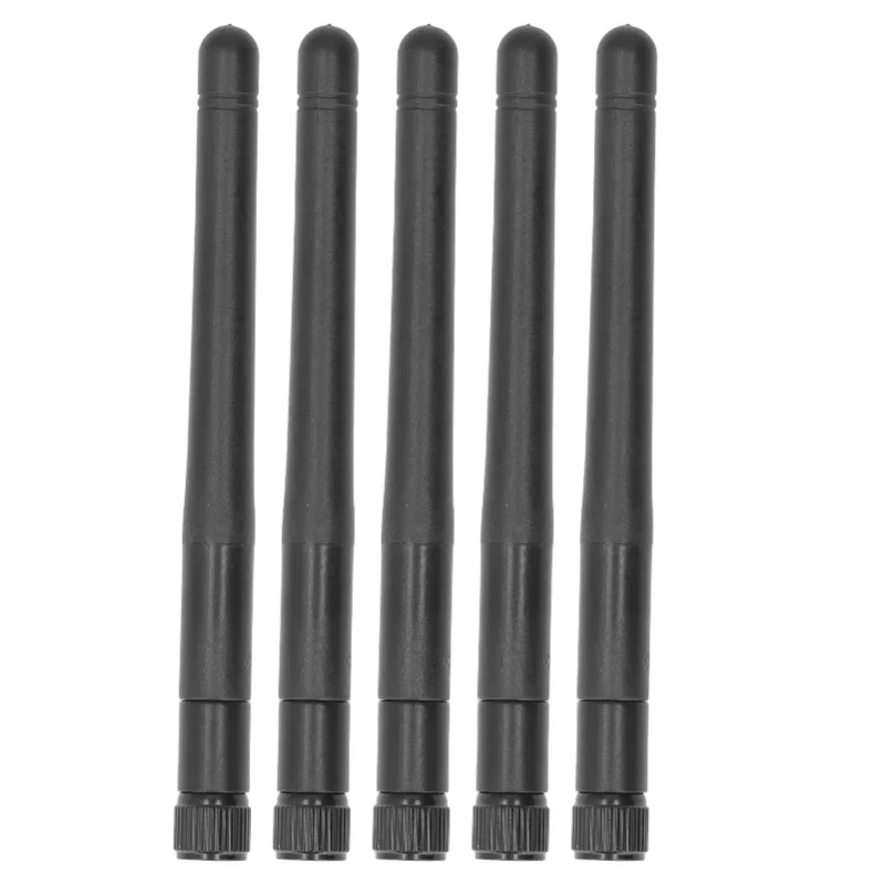 5Pcs Antenna 2.4G Folding Waterproof Omnidirectional SMA Male Head Set Kit For Home