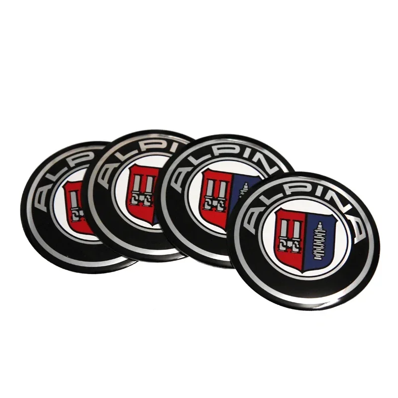 4PCS 56mm Car Wheel Center Sticker Hub Decal Emblem for BMW Alpina M Power F30 F20 F10 F32 F34 F36 E36 E39 G30 G01 G20 G18 G05