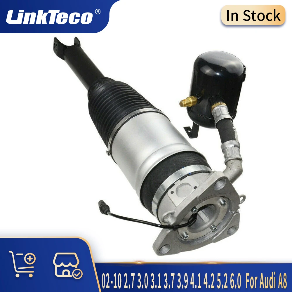 

Rear Left Right Air Suspension Shock Strut Absorber Assembly Support 02-10 2.7 3.0 3.1 3.7 3.9 4.1 4.2 5.2 6.0 L For AUDI A8 D3