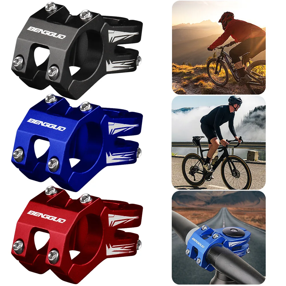 Vástago corto de manillar de bicicleta de montaña, 31,8mm, aleación de aluminio, puente de bicicleta de carretera, BMX, Fixie Gear, piezas de bicicleta de ciclismo