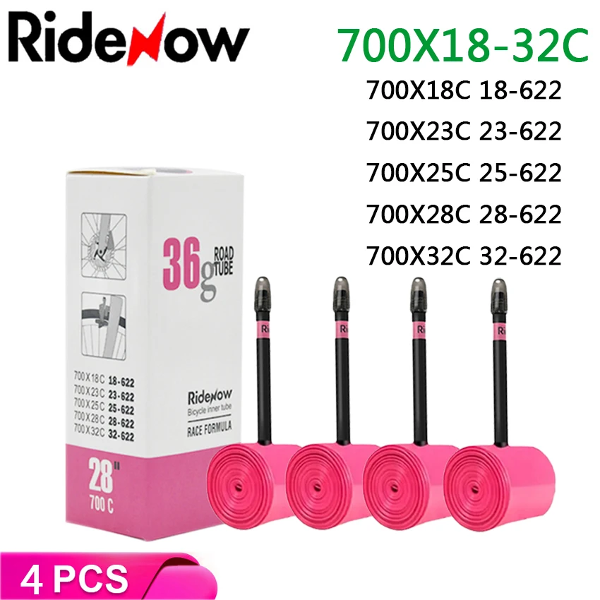 Ridenow 700C Ultraleichter Fahrradreifen 700x18 23 25 28 32 35 37 40 47C Rennradreifen MTB Fahrradkamera 29x1.5 1.75 1.9 Pneu Aro