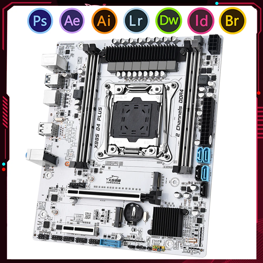 X99S_DS PLUS Motherboard LGA 2011-3 Desktop Support DDR4 With NVME/NGF M.2+WIFI M.2 Interface USB3.0 SATA3.0 Placa Mae Mainboard