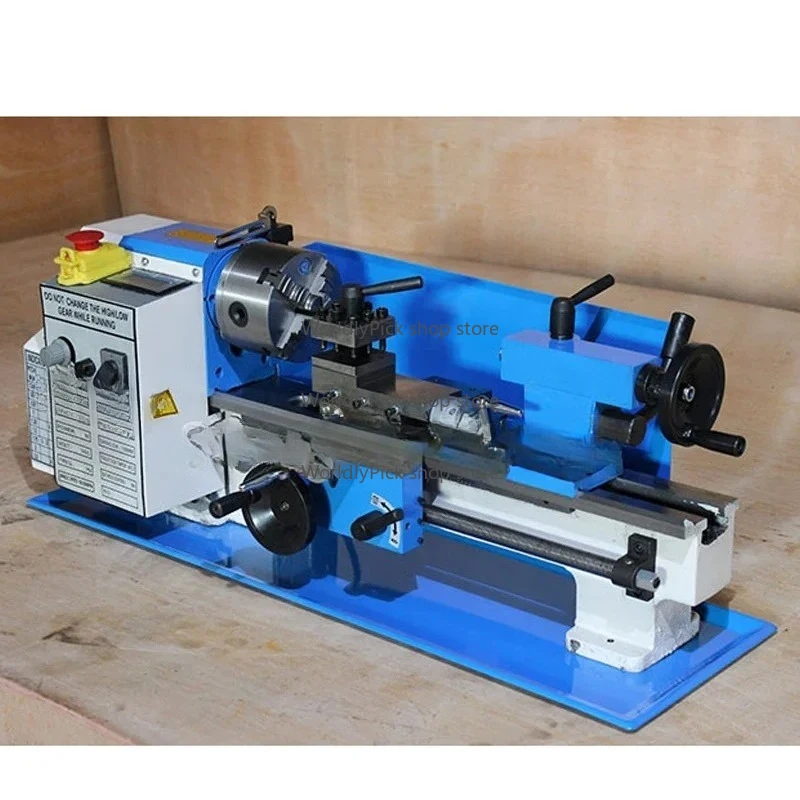 Multifunction Mini Lathe 220V Instrument Digital Display Lathe Beads Machine Wood Metal Processing DIY Essential Machine