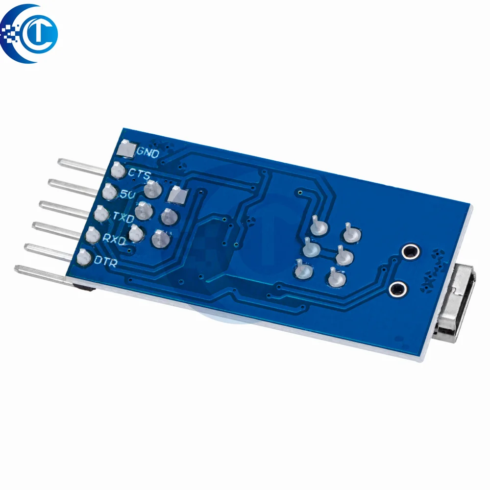 FT232RL/FT232BL USB-TTL Serial Converter – FTDI Chip, 3.3V/5.5V, Mini Module for Arduino Pro Mini