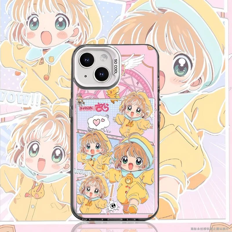 Anime Card Captor Sakura Phone Case for Samsung Galayx S22 S23 S24 S25 S26 Ultra Plus Cute Cartoon KINOMOTO Magical Girl Cover